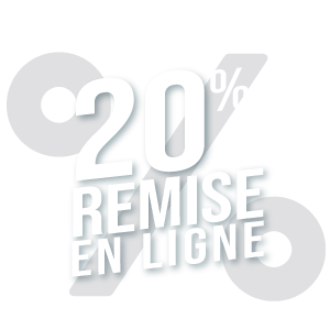 20% discount 20% Remise en ligne