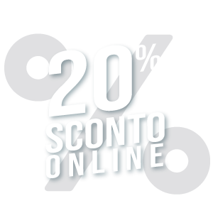 20% discount 20% Sconto online