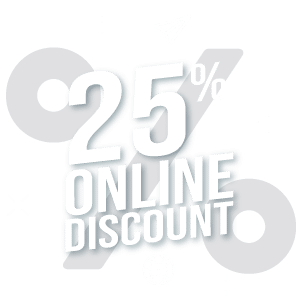 25 online discount
