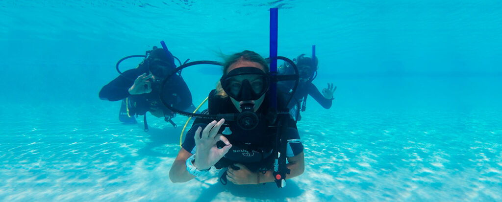 PADI scuba diving courses for beginners