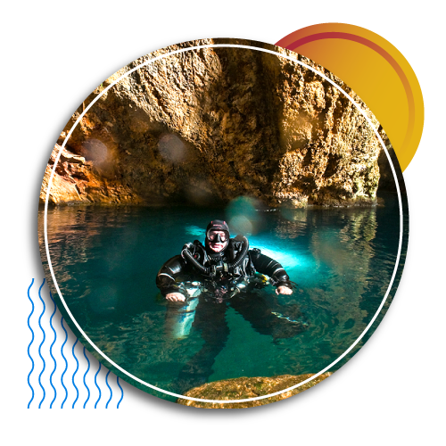 scuba diving classes - cave