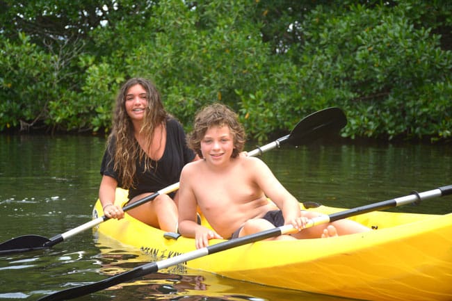 Caribbean adventures in Jamaica - kayak in mangroves