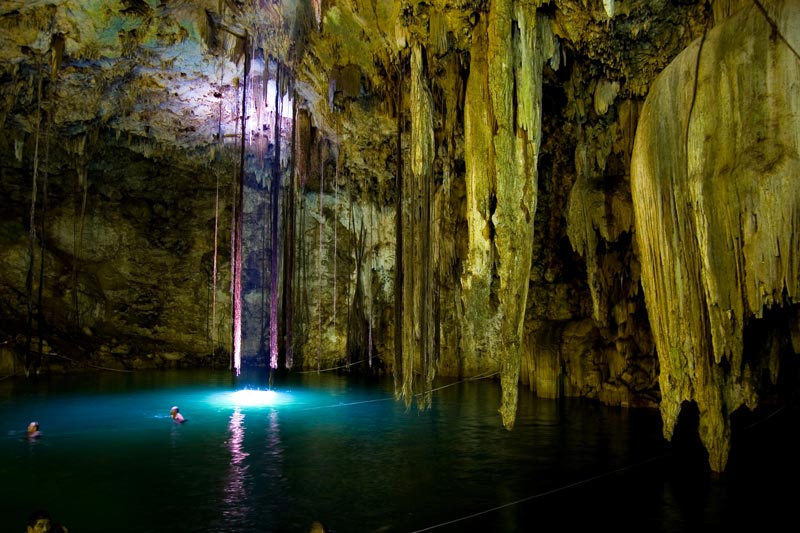 Cenotes in the riviera maya - closed cenote - cenotes en la riviera maya