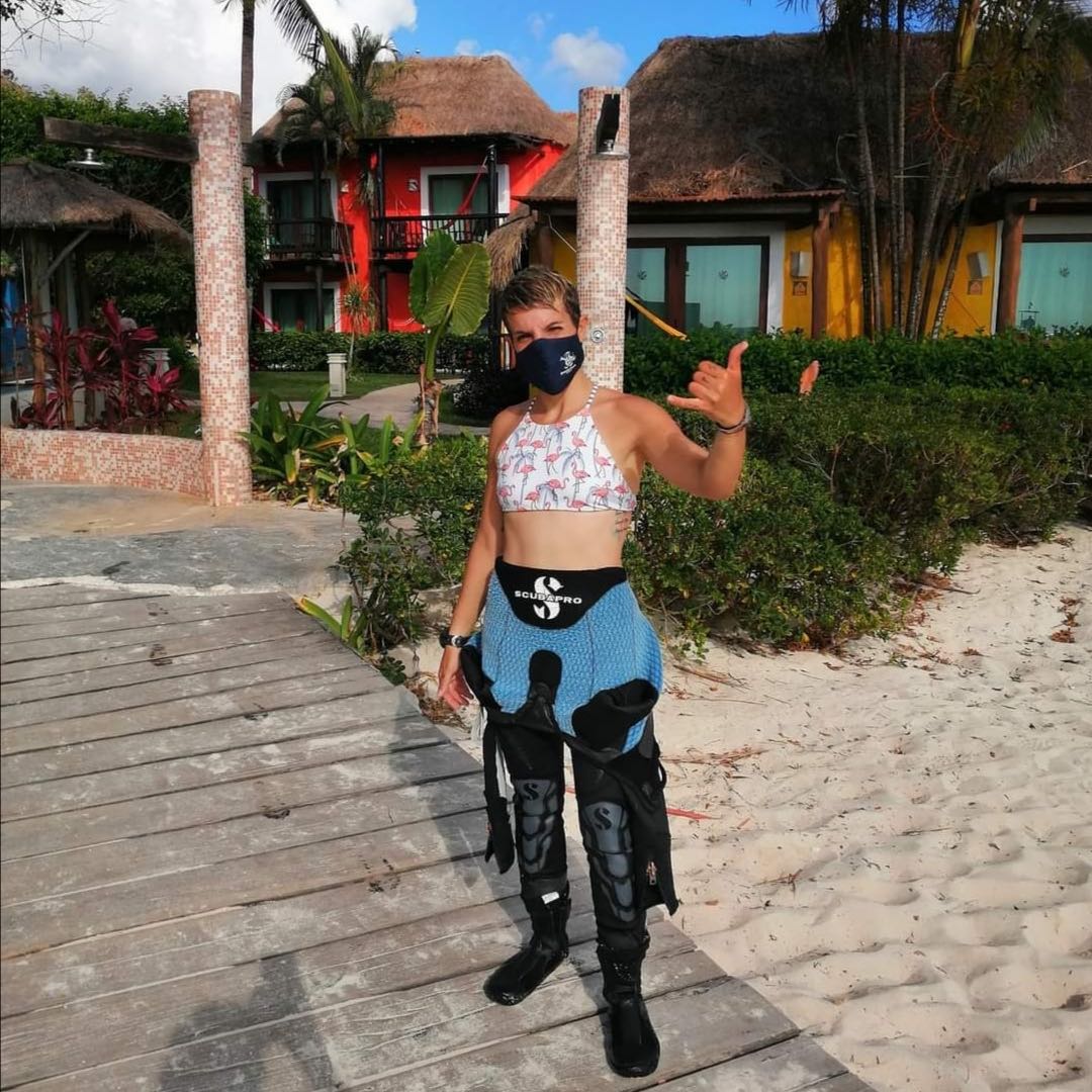 Dive Instructor in Cozumel - Eva