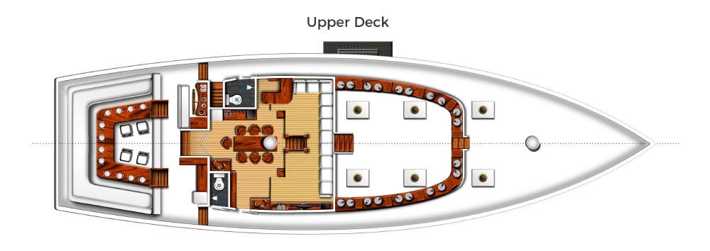 Liveaboard Diving Philippines - upper deck