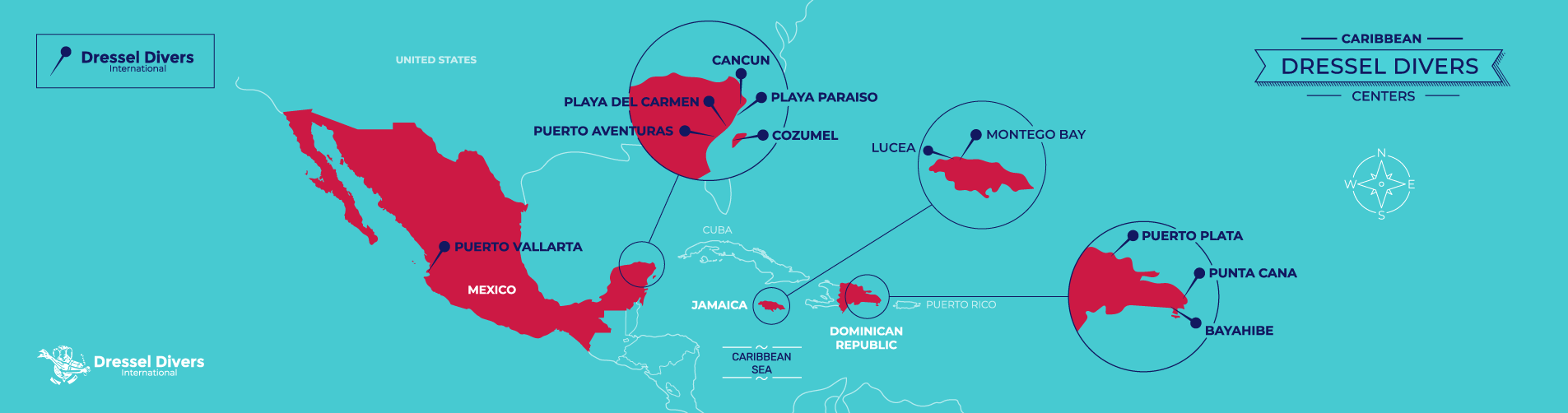 Mapa Caribe Lucea Mapa Caribe Lucea