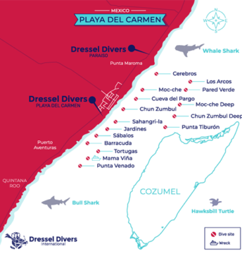 Playa del Carmen Map / Mapa Playa del Carmen