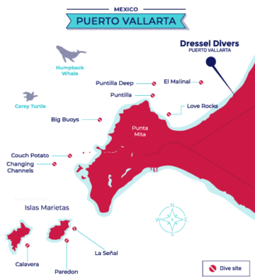 Punta de mita Vallarta Map