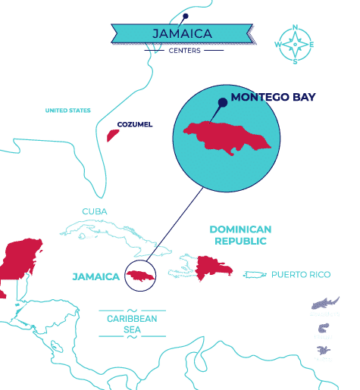 Mapa Jamaica - Map