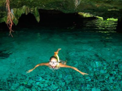 hacer snorkel cenotes riviera maya