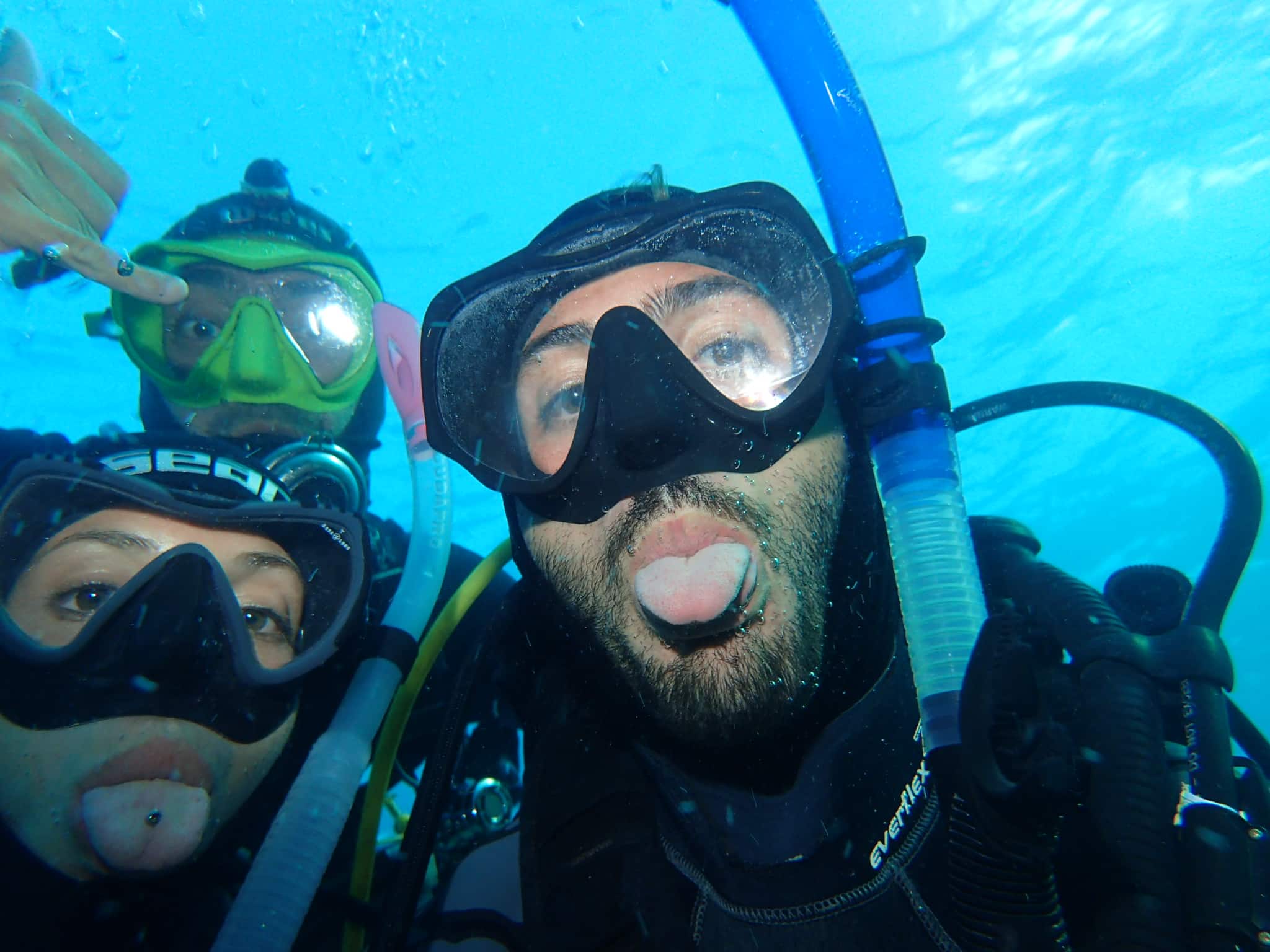 Spawning Of Brain Coral In Bayahibe - people