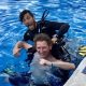 PADI Dive Instructor Dressel Divers Cozumel - Hugo and student