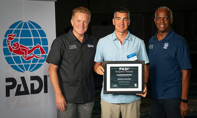 PADI Platinum Award - Cris Dressel Divers