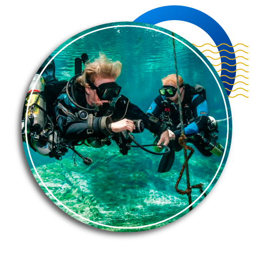 scuba diving classes - tec