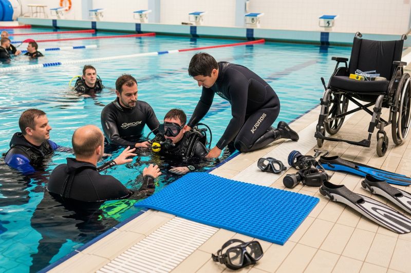 Scuba Diving with Disabilities 1 Buceo para personas con discapacidad