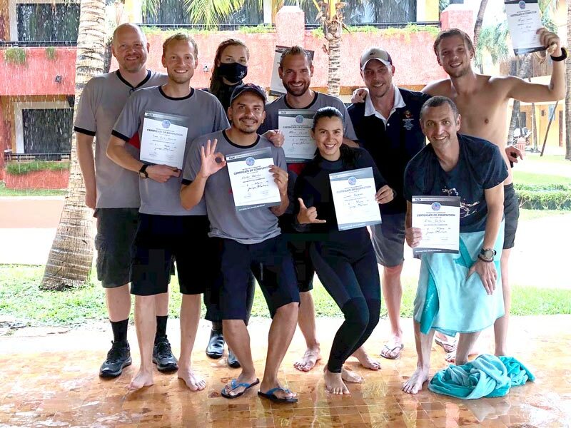 become a dive instructor - 4 - entrenamiento de buceo