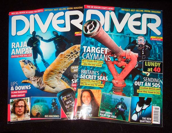 Scuba diving magazines -DIVER MAG