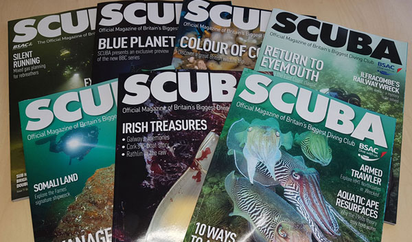 Scuba diving magazines - SCUBA