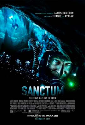 Scuba diving movies -sanctum - películas de buceo