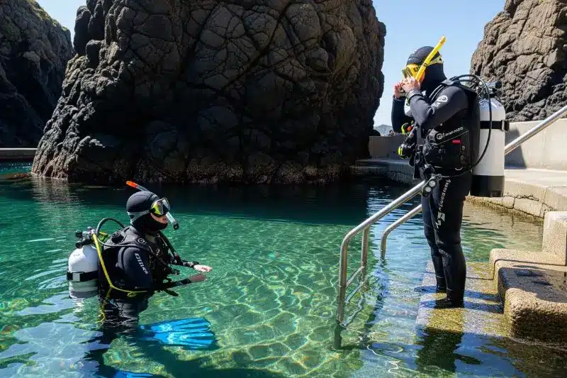 Shore Diving (4) buceo desde la orilla