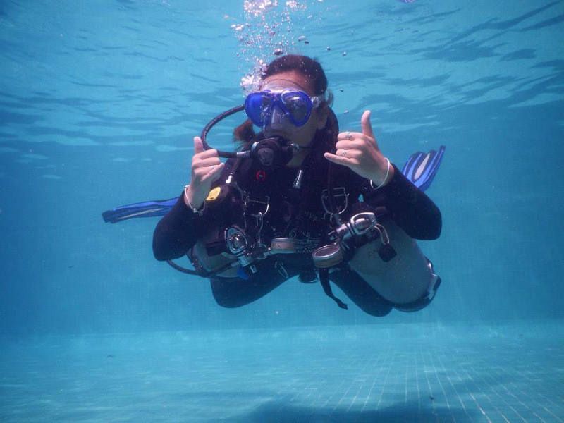 sidemount cours plongée padi