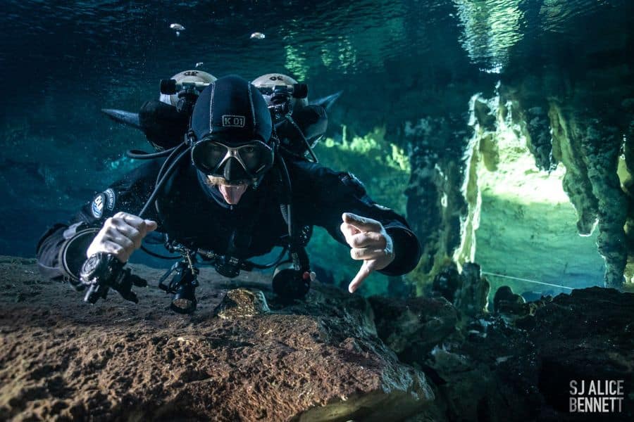 Underwater Cave Photography 7 fotografía de cuevas submarinas. jpg