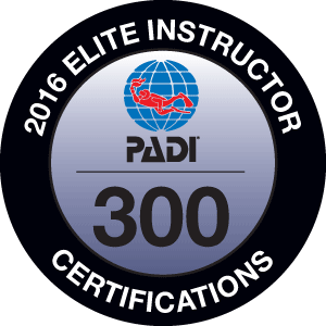 PADI Platinum Course Director - Elite Instructor