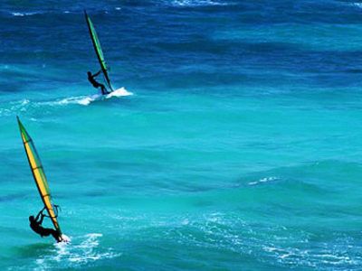 jamaïque planche à voile