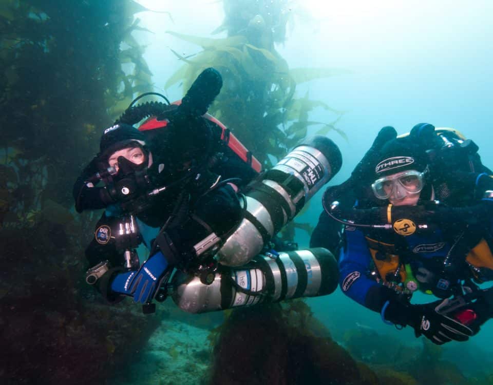 buceo con rebreather - tec