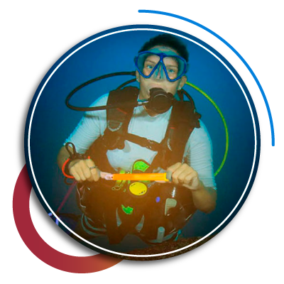 buy scuba gear - glow stick - comprar equipo de buceo