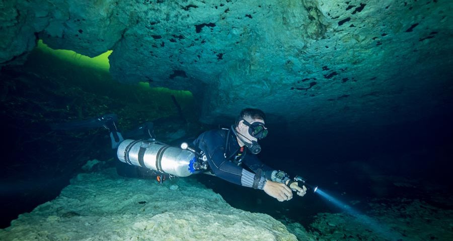 certificación de buceo en cuevas - principal