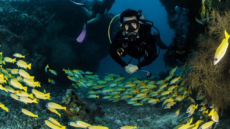 scuba test - prueba de buceo