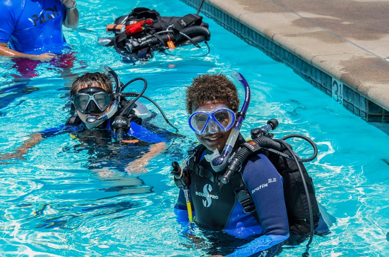 family diving holidays - Vacaciones de buceo en familia