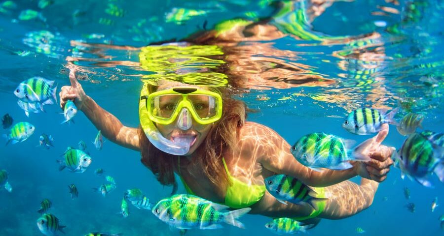 good snorkeling in the Caribbean - main