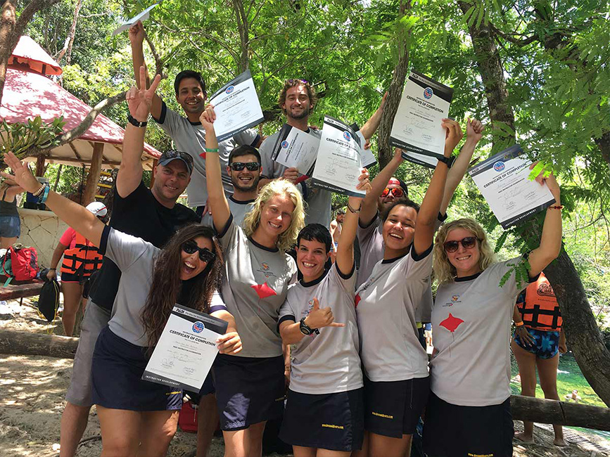 how to become a scuba diving instructor - exam passed - como ser instructor de buceo