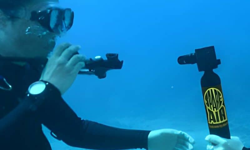 mini scuba tank - mini botellas de buceo
