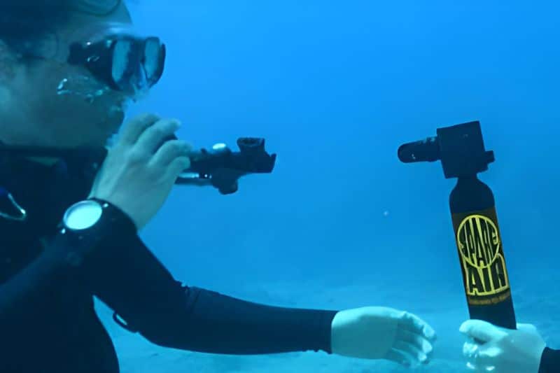 mini scuba tank - mini botellas de buceo