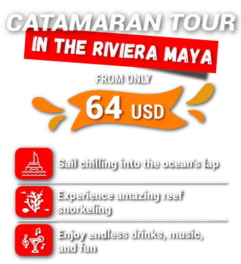 catamaran tour in the riviera maya