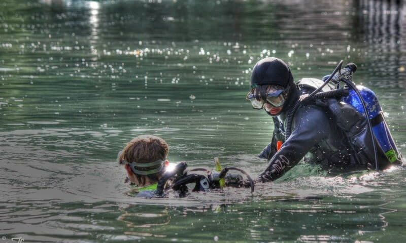 river diving - buceo en ríos