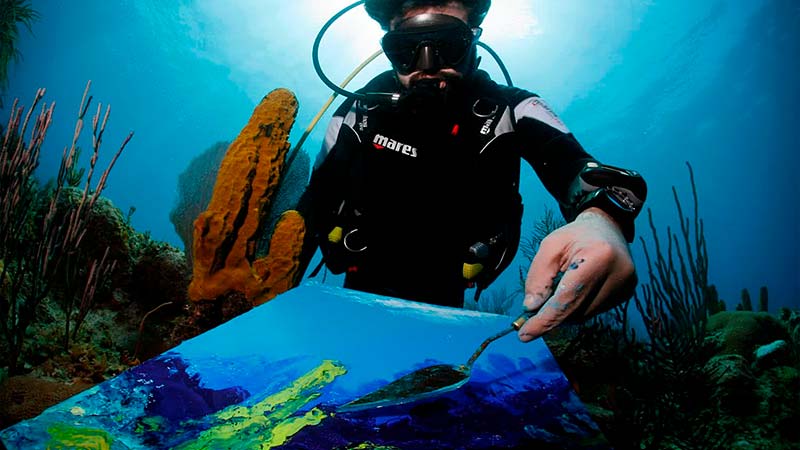 scuba diving art - buceo y arte - Alfonso Cruz