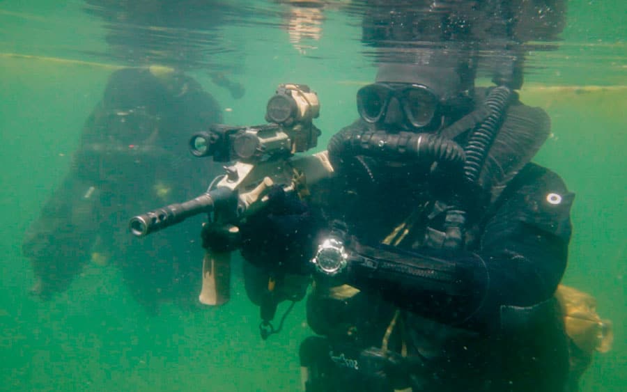 scuba diving career - army
