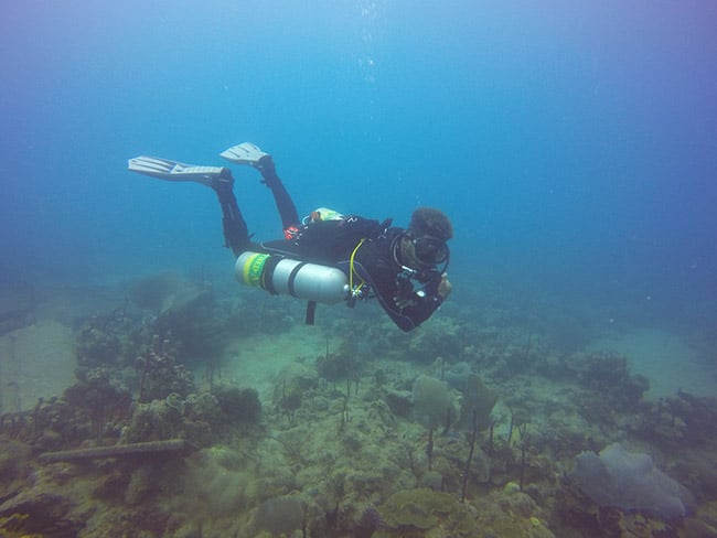 Indian ocean scuba dive, Swodana Bay