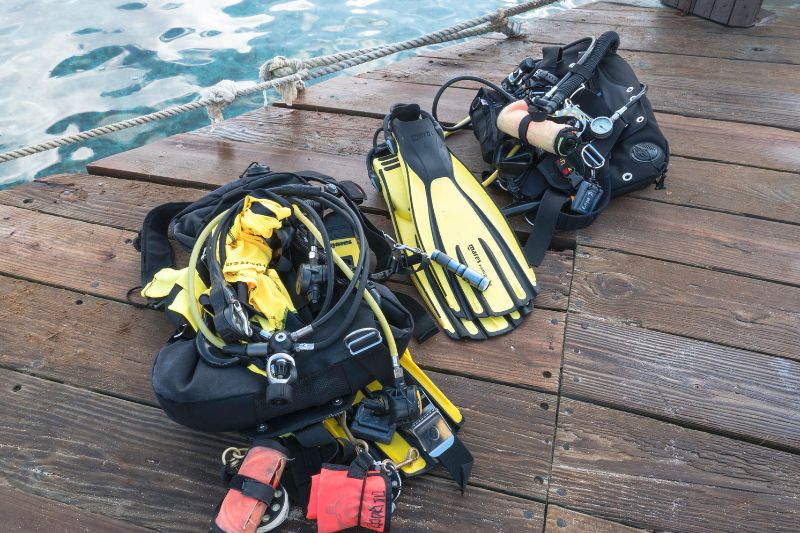scuba diving equipment rental