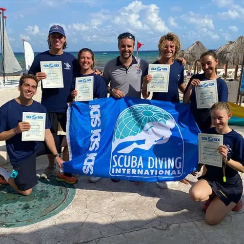 PADI scuba diving internship
