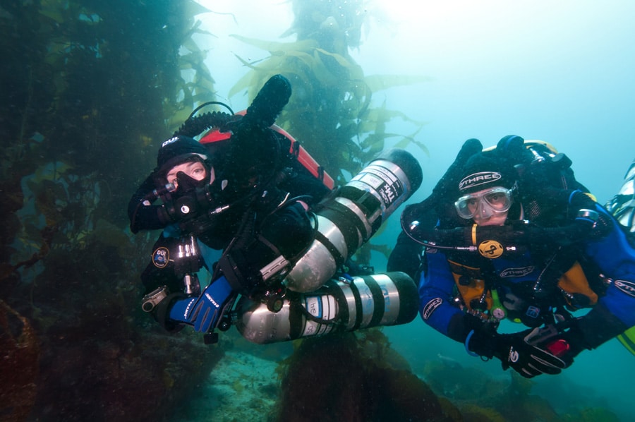 tech diving gear - main