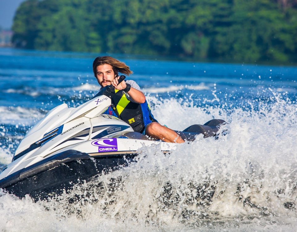 water sport activities - jet skiing